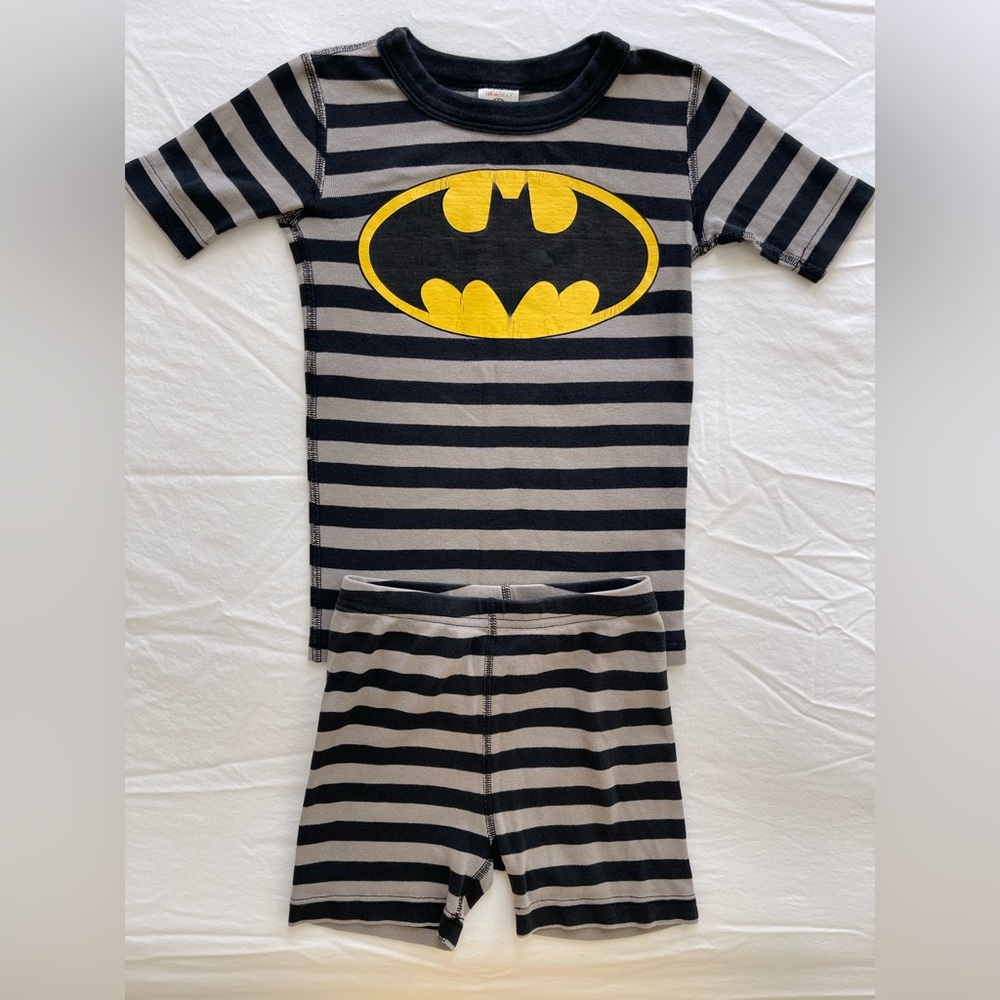Hanna Andersson Batman Striped Pajama Set